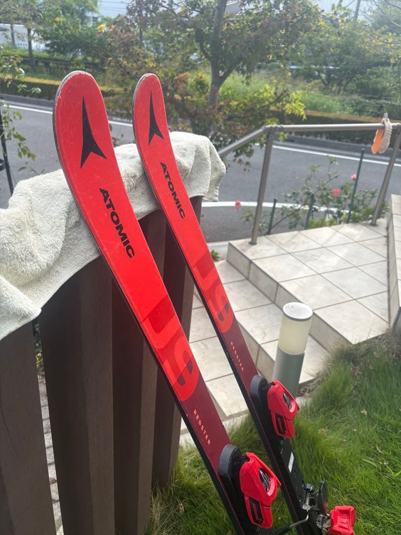 ATOMIC ジュニアスキー板 REDSTAR J9 RS 140cm 金具付