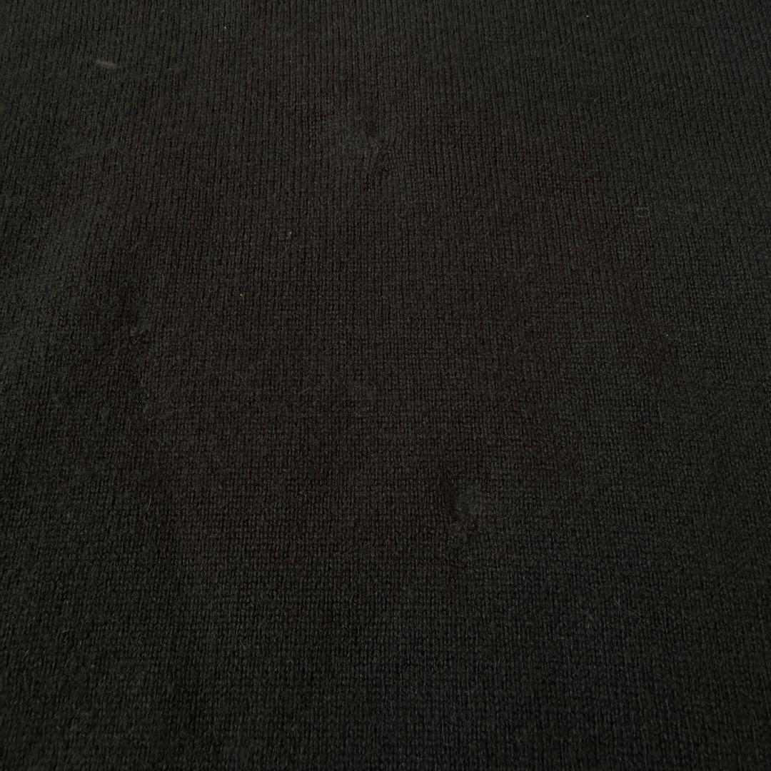 カシミヤ素材　パーリーゲイツ　ニット　紺　M〜L相当　ハーフジップ　セーター　5