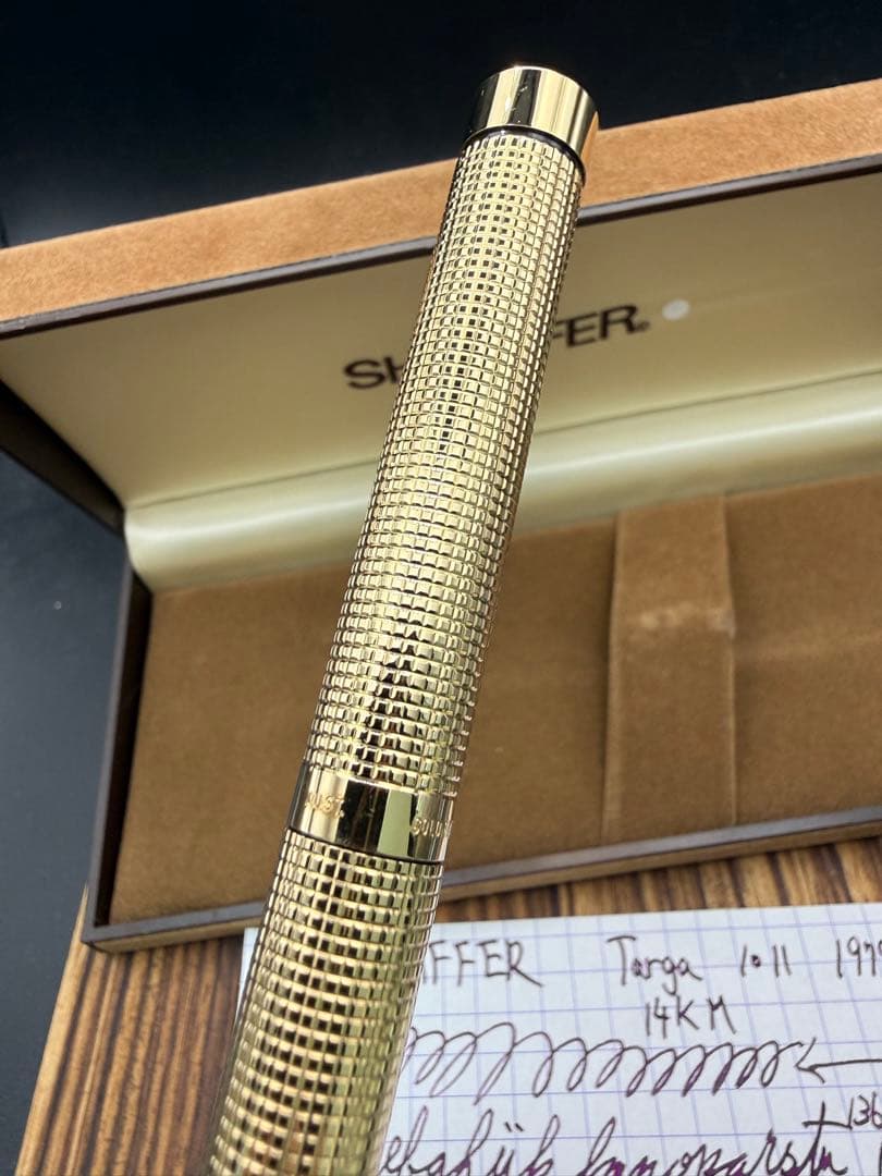 SHEAFFER 万年筆 タルガ 1011 23K張 14K M 美品