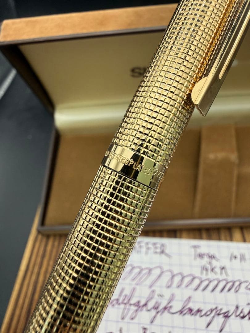 SHEAFFER 万年筆 タルガ 1011 23K張 14K M 美品