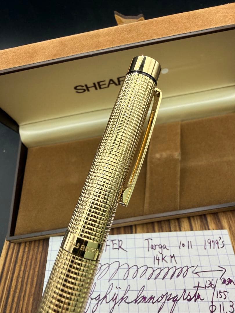 SHEAFFER 万年筆 タルガ 1011 23K張 14K M 美品
