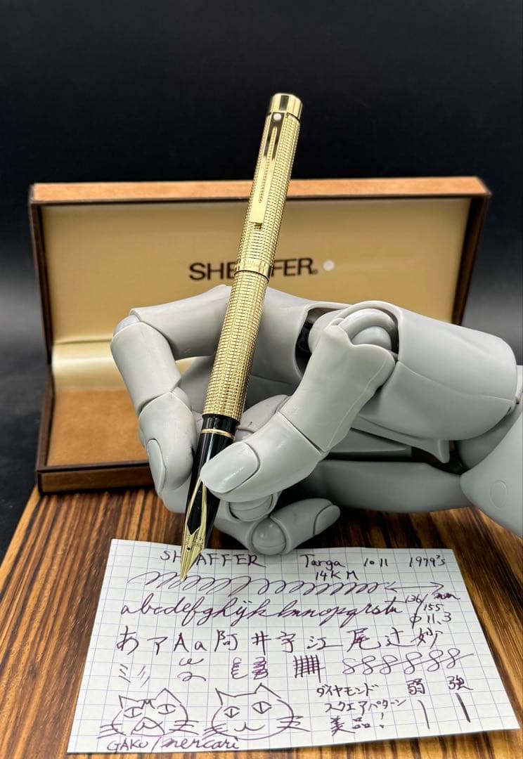 SHEAFFER 万年筆 タルガ 1011 23K張 14K M 美品