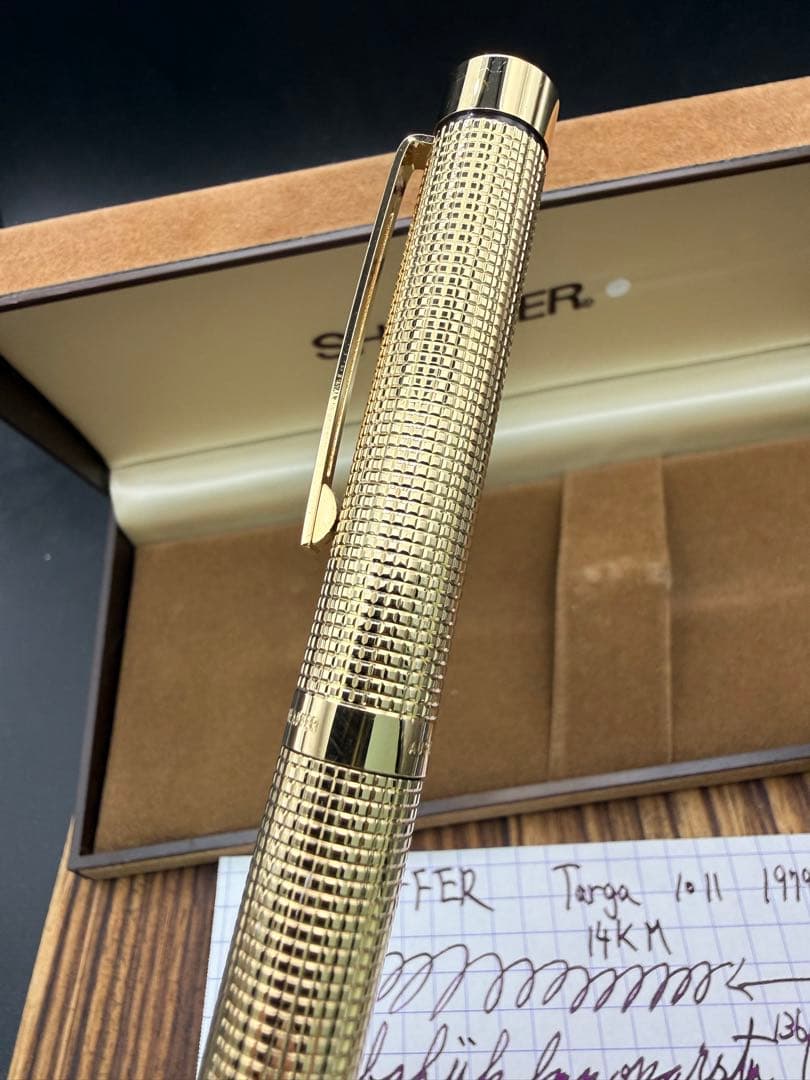 SHEAFFER 万年筆 タルガ 1011 23K張 14K M 美品