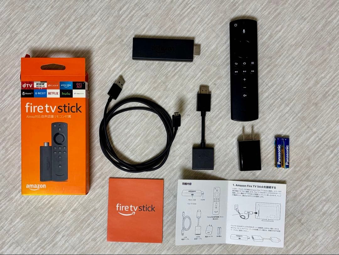 Panasonic VIERAポータブルテレビfire tv stickのセット