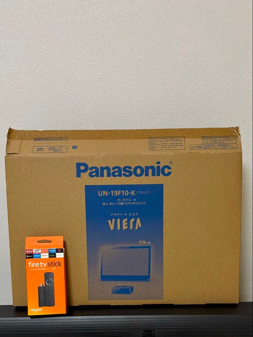 Panasonic VIERAポータブルテレビfire tv stickのセット