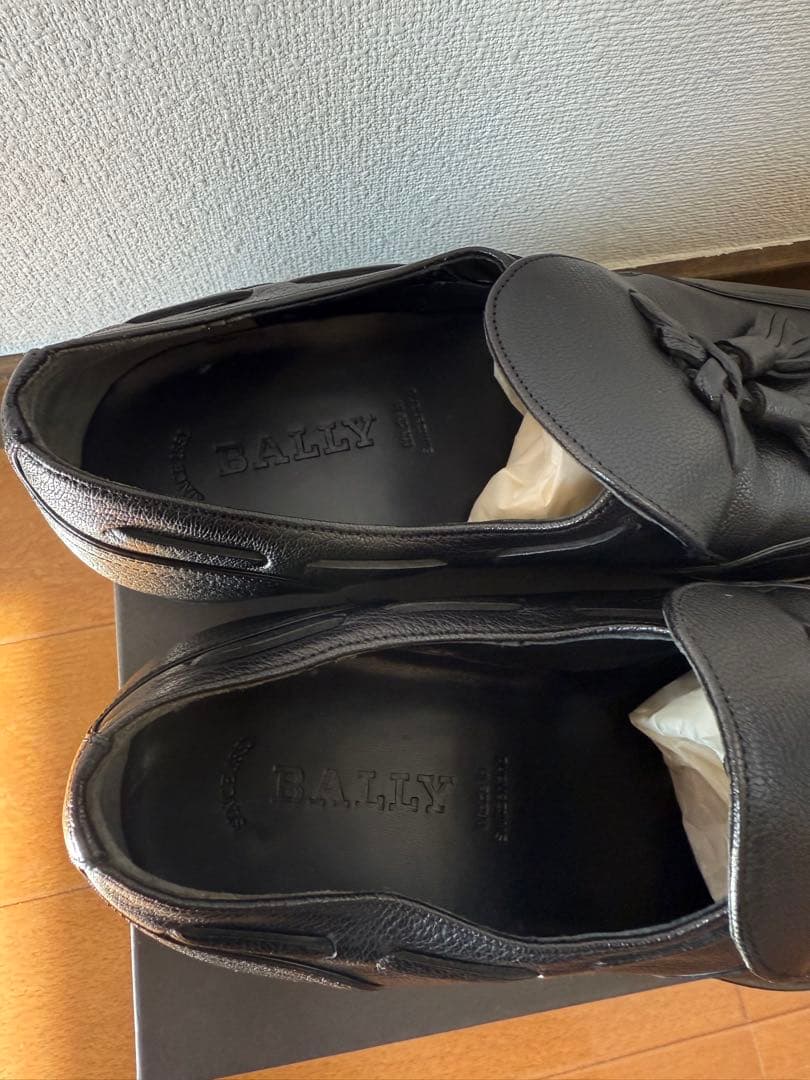 BALLY ブラック ローファー タッセル　サイズ5.5