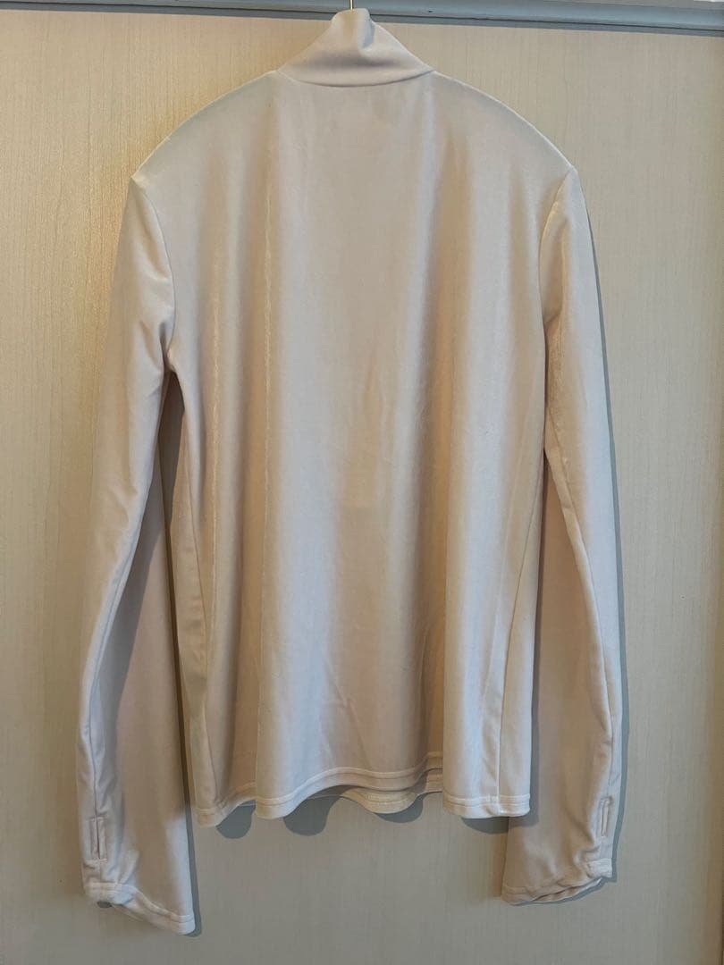 enof velour jersey zip tops イナフベロアトップス