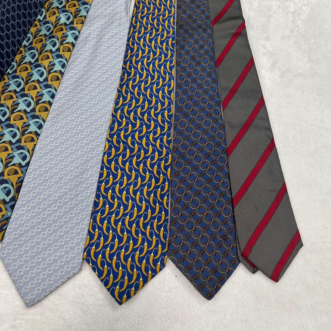 NM5 グッチ GUCCI 8本 セット まとめ売り ネクタイ メンズ