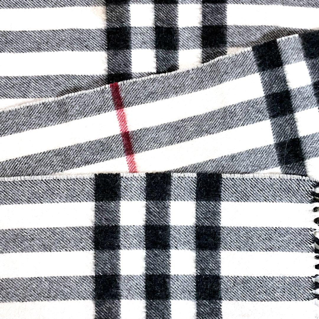 バーバリー マフラー メガチェック カシミヤ100％ スコットランド製
