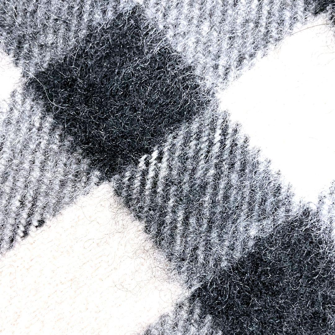 バーバリー マフラー メガチェック カシミヤ100％ スコットランド製