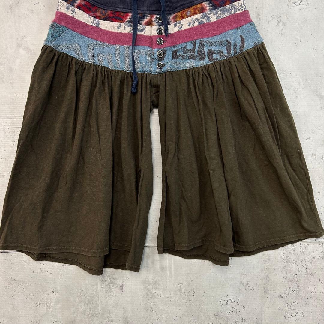 KAPITAL キャピタル ハーフ パンツ ショート エスニック リネン ウール