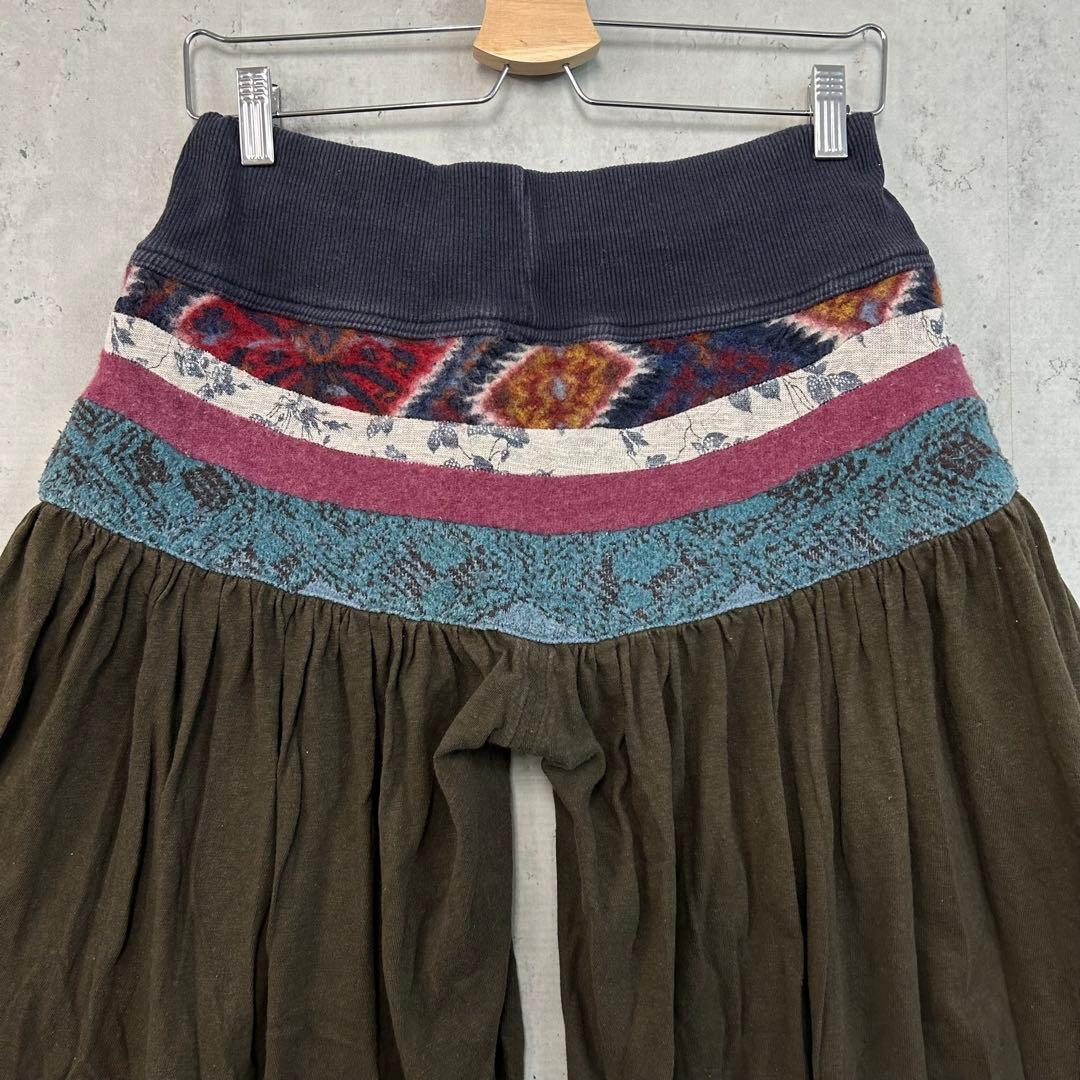 KAPITAL キャピタル ハーフ パンツ ショート エスニック リネン ウール