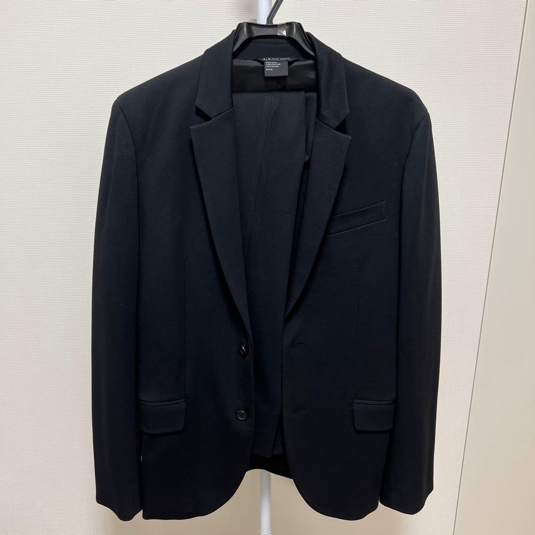 Armani Exchange 黒 Mサイズ スーツ上下