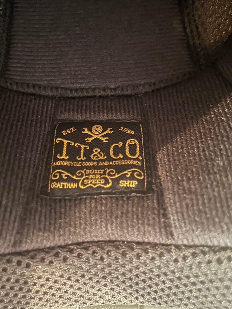 TT&COブラックフルフェイスヘルメット