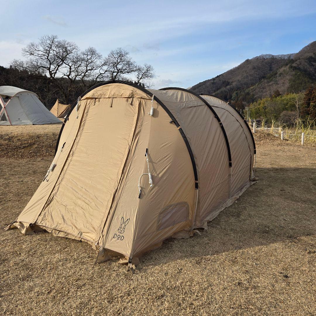 カマボコテント 3S ベージュ ドーム型キャンプテント