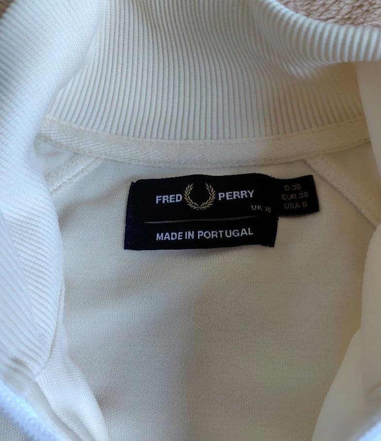 【美品】FRED PERRY トラックジャケット M オートミール