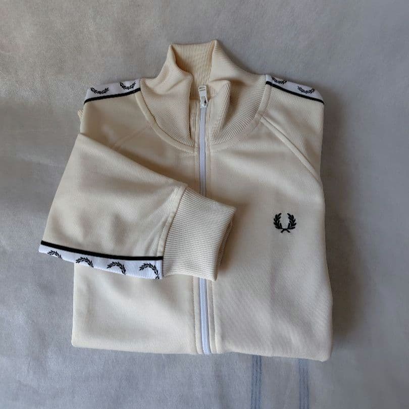 【美品】FRED PERRY トラックジャケット M オートミール