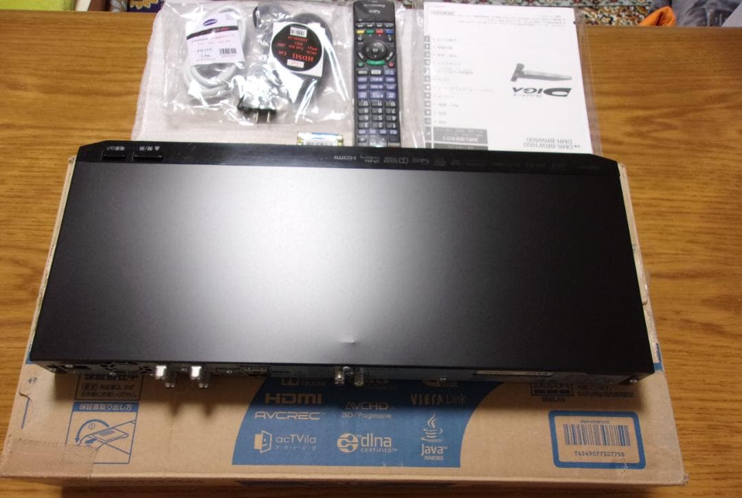 4K/パナソニック ブルーレイレコーダー/DMR-BRW1000（２チューナ）②