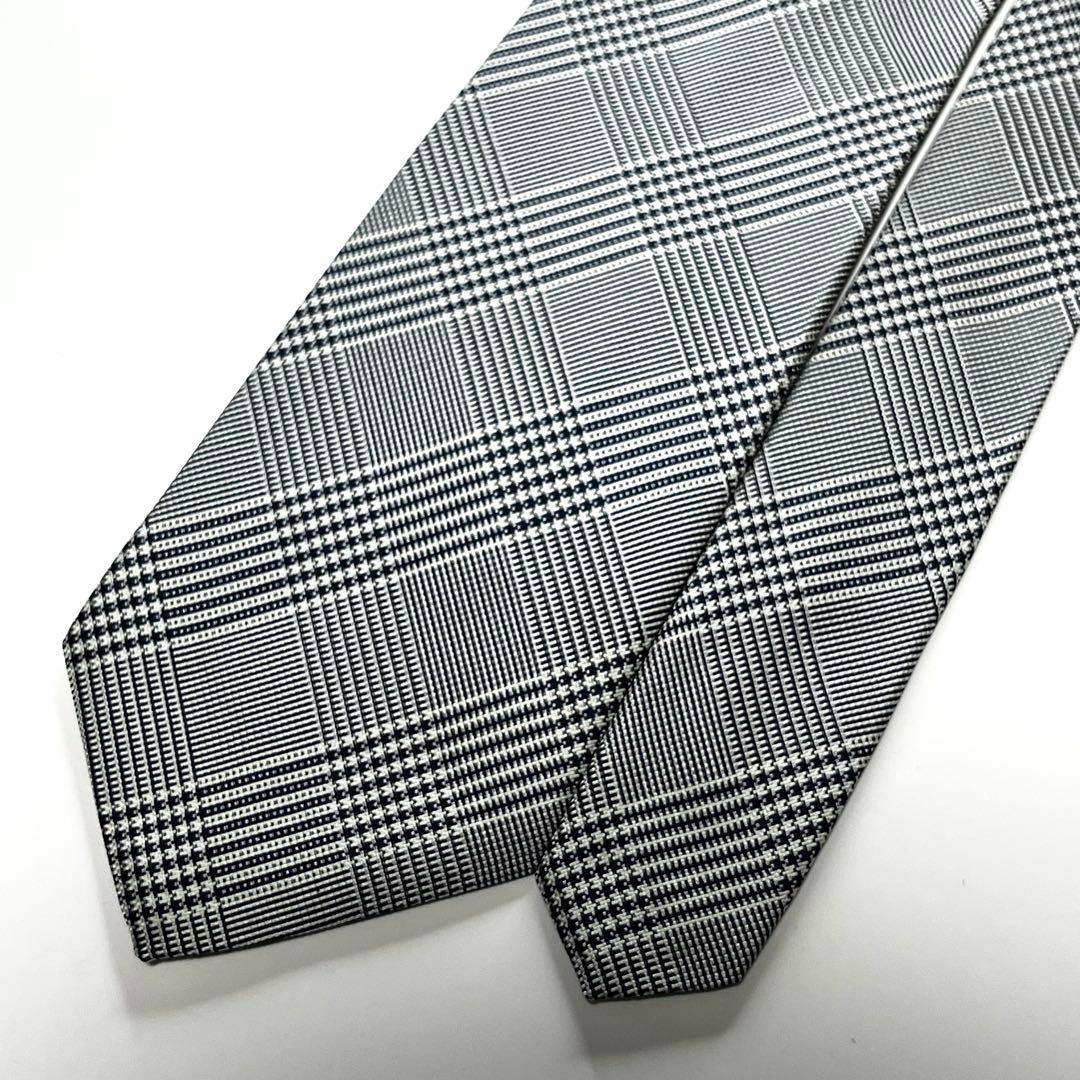 3477 バーバリーロンドン ネクタイ グレンチェック
