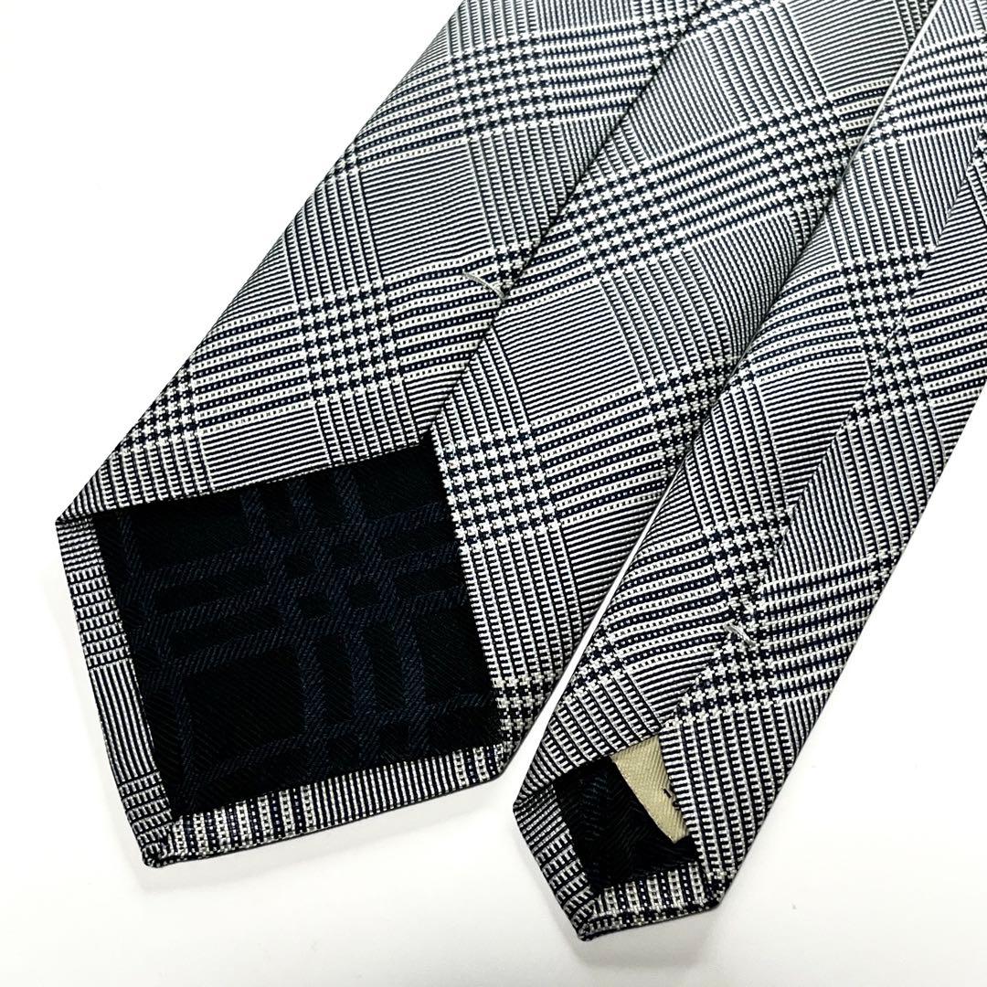 3477 バーバリーロンドン ネクタイ グレンチェック