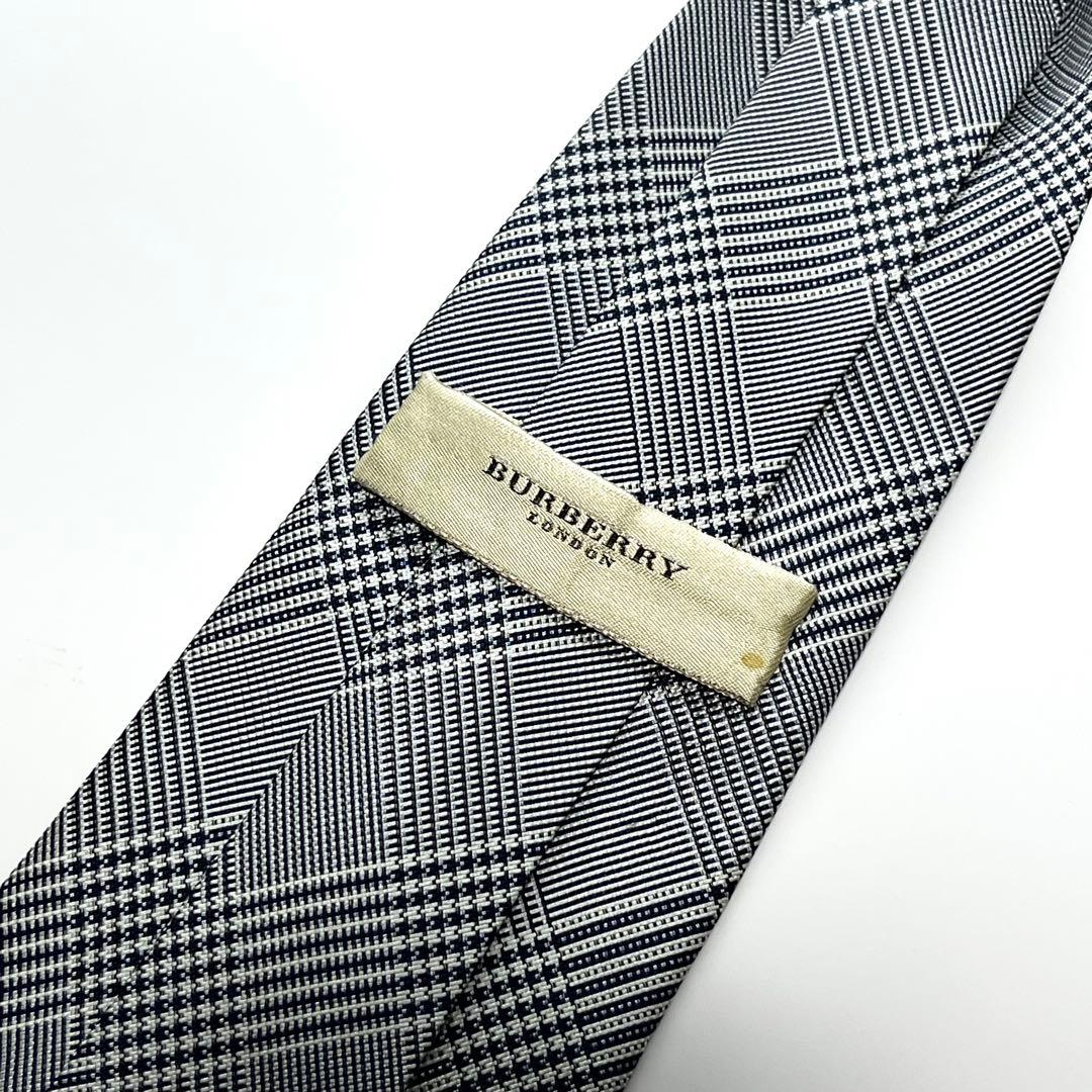 3477 バーバリーロンドン ネクタイ グレンチェック