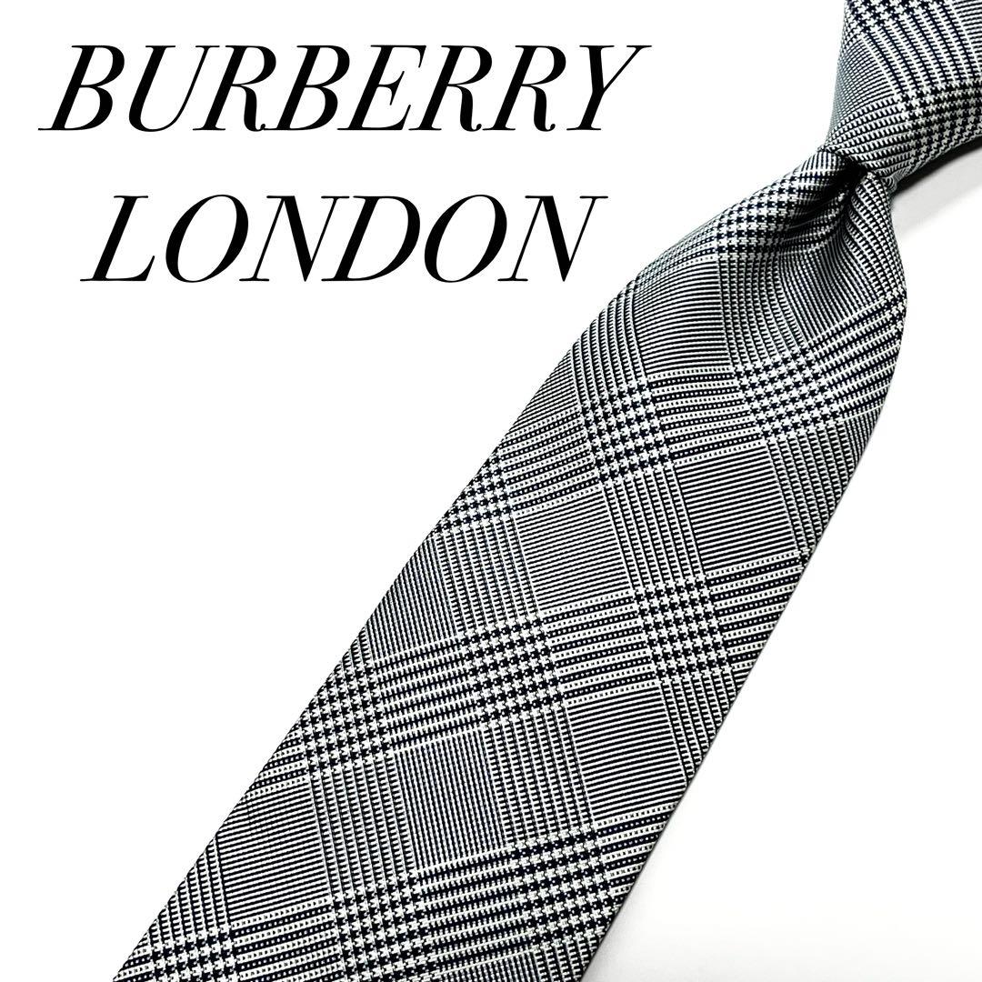 3477 バーバリーロンドン ネクタイ グレンチェック