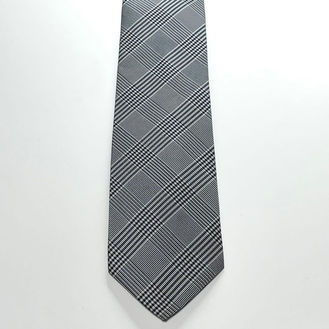 3477 バーバリーロンドン ネクタイ グレンチェック