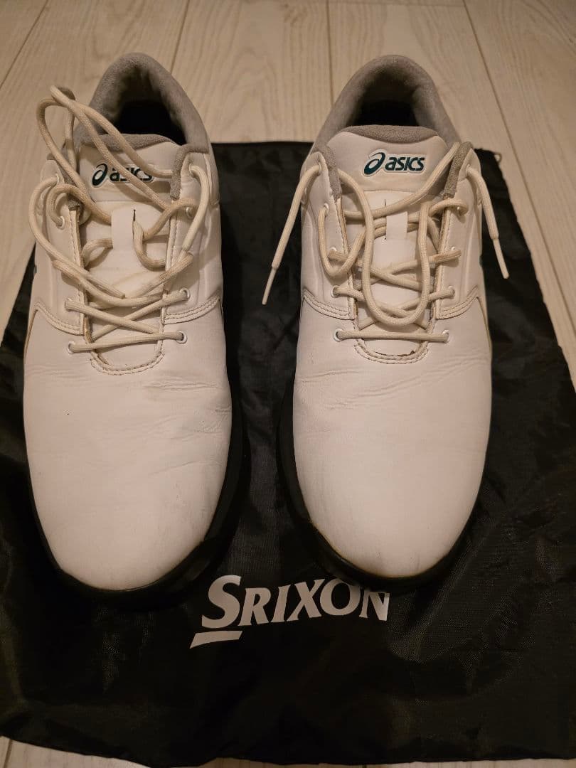 アシックス ゴルフシューズ　グリーン 27.5センチ