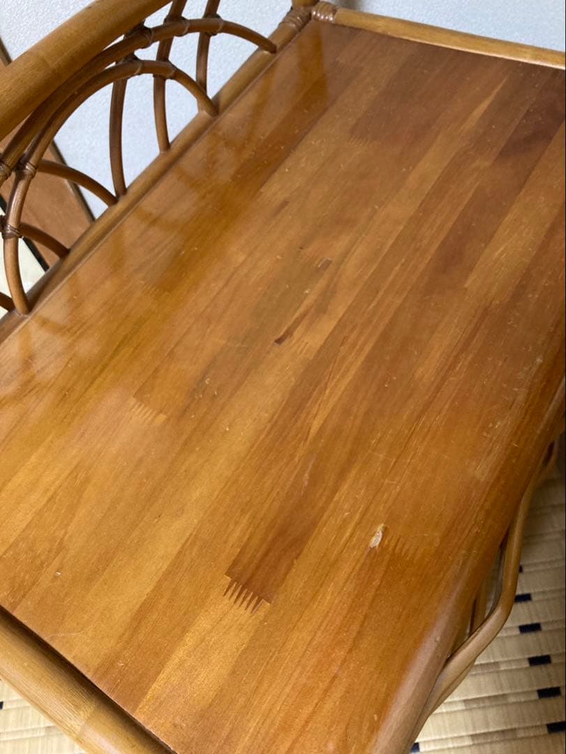 ラタンチェスト　レトロ　アンティーク 籐　キャビネット　ラタン