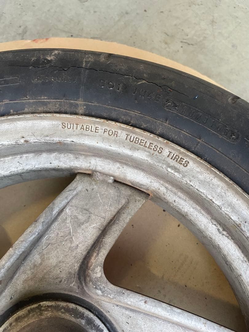 グランドアクシス100 社外Fキャリパー&ローター&Fホイール