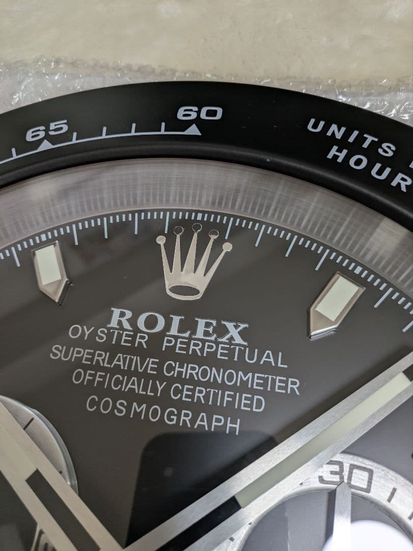 新品未使用　デイトナ　ロゴクローム　タキメーター　掛け時計　非売品