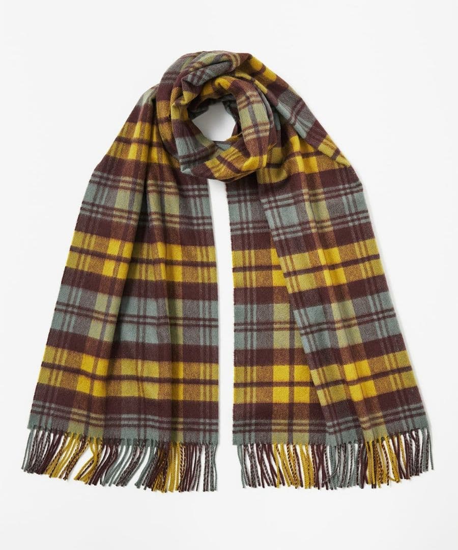 ジョンストンズ　マフラー　ブリティッシュメイド別注