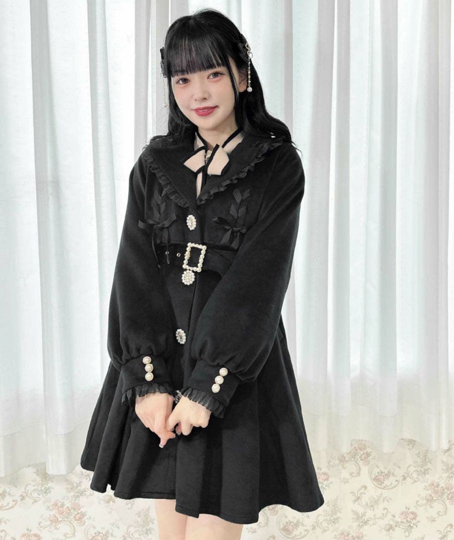 シアーフリルテーラードコートROJITA ロジータ アウター 地雷系 量産型