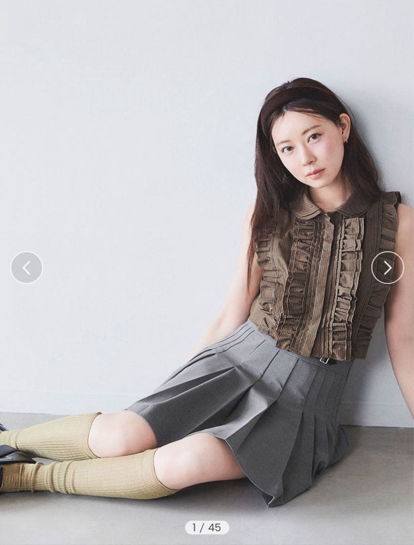 スナイデル SNIDEL プリーツスカショーパン