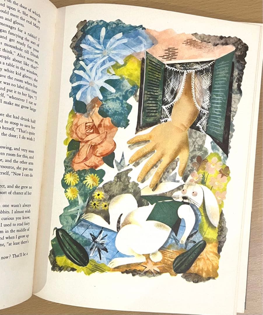 No.246 希少　古書 洋書 アンティーク 不思議の国のアリス・鏡の国のアリス