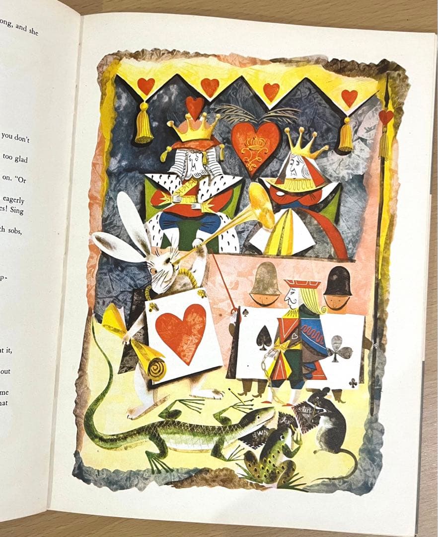 No.246 希少　古書 洋書 アンティーク 不思議の国のアリス・鏡の国のアリス