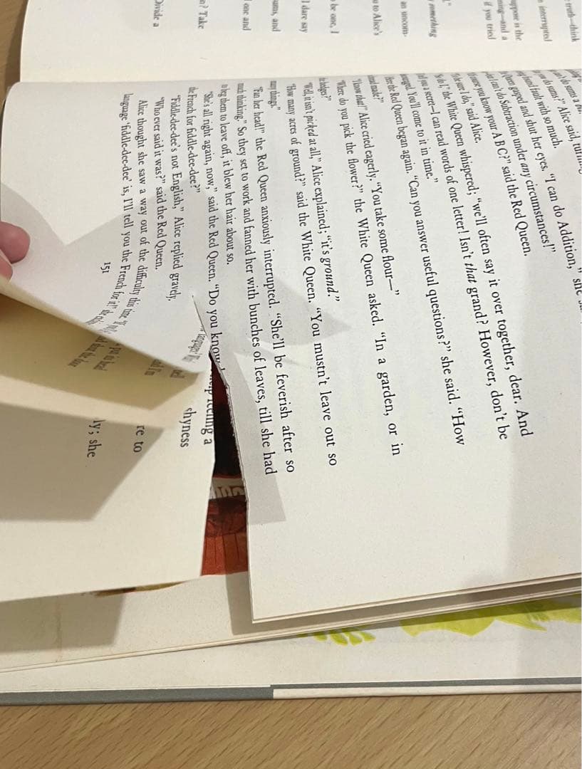 No.246 希少　古書 洋書 アンティーク 不思議の国のアリス・鏡の国のアリス