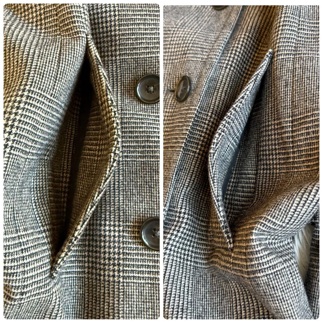 希少✨マカフィー 定価¥8.5万3WAY ウール100 フォックスファーコート