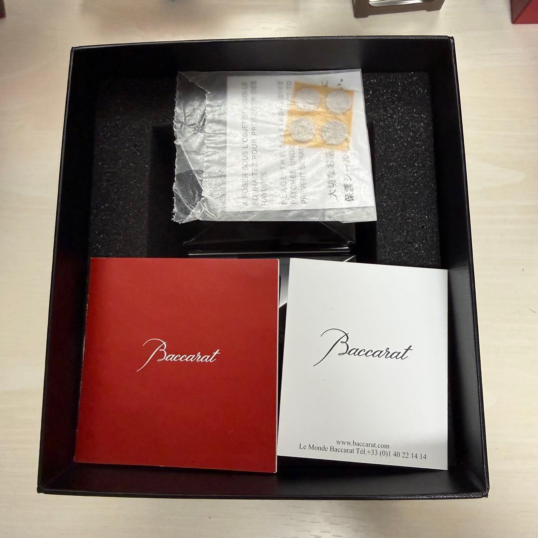 バカラ　ルクソール　花瓶　ブラック　希少品