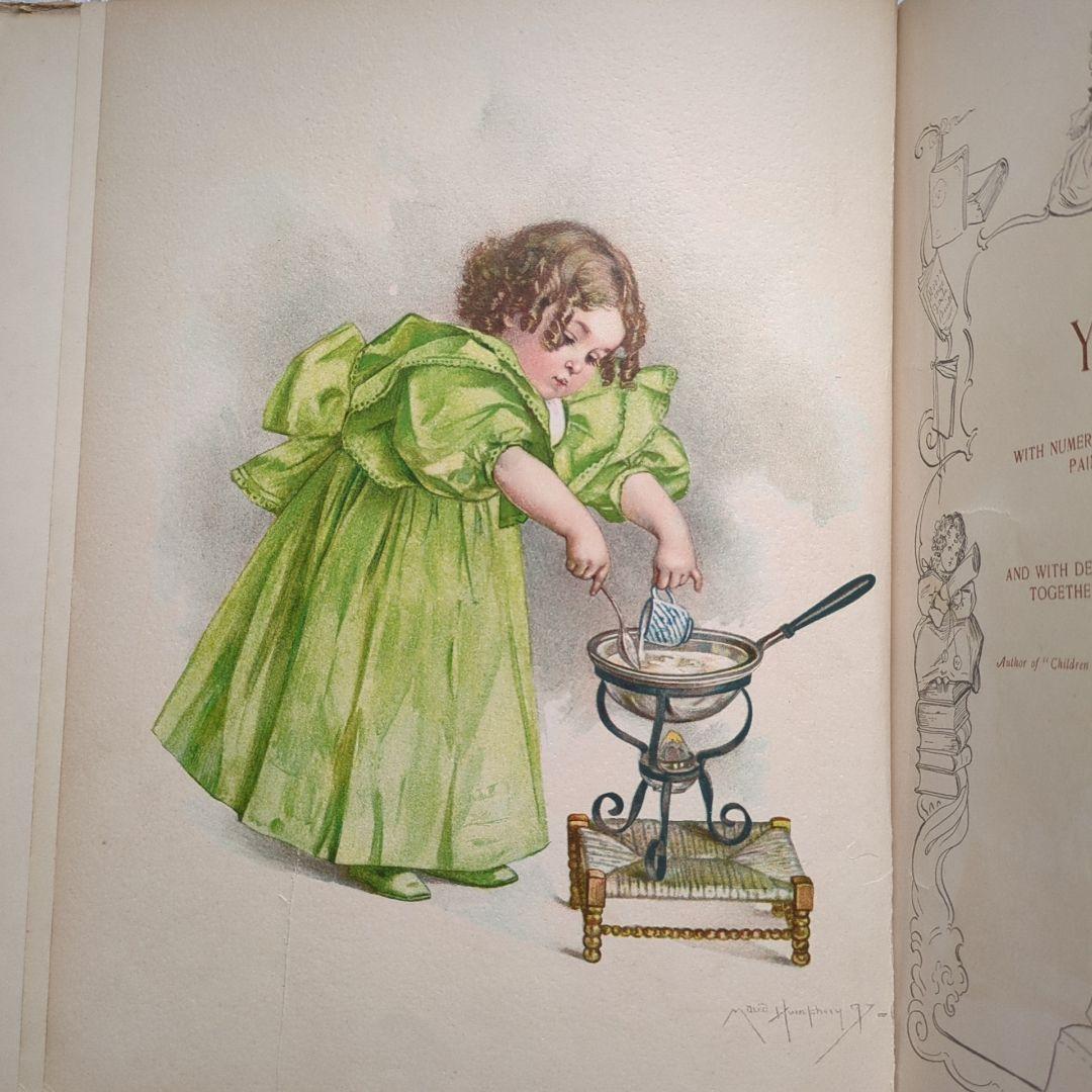 超稀少モードハンフリー 児童書 洋書古書 絵本 ヴンテージ ヴィクトリアン
