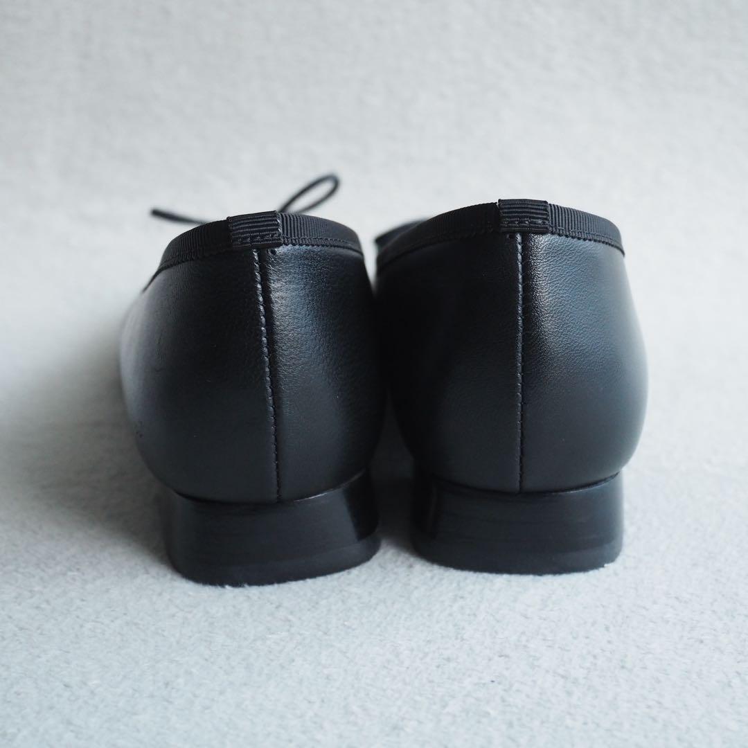 新品 REGAL リーガル バレエシューズ フラットシューズ 黒 23cm