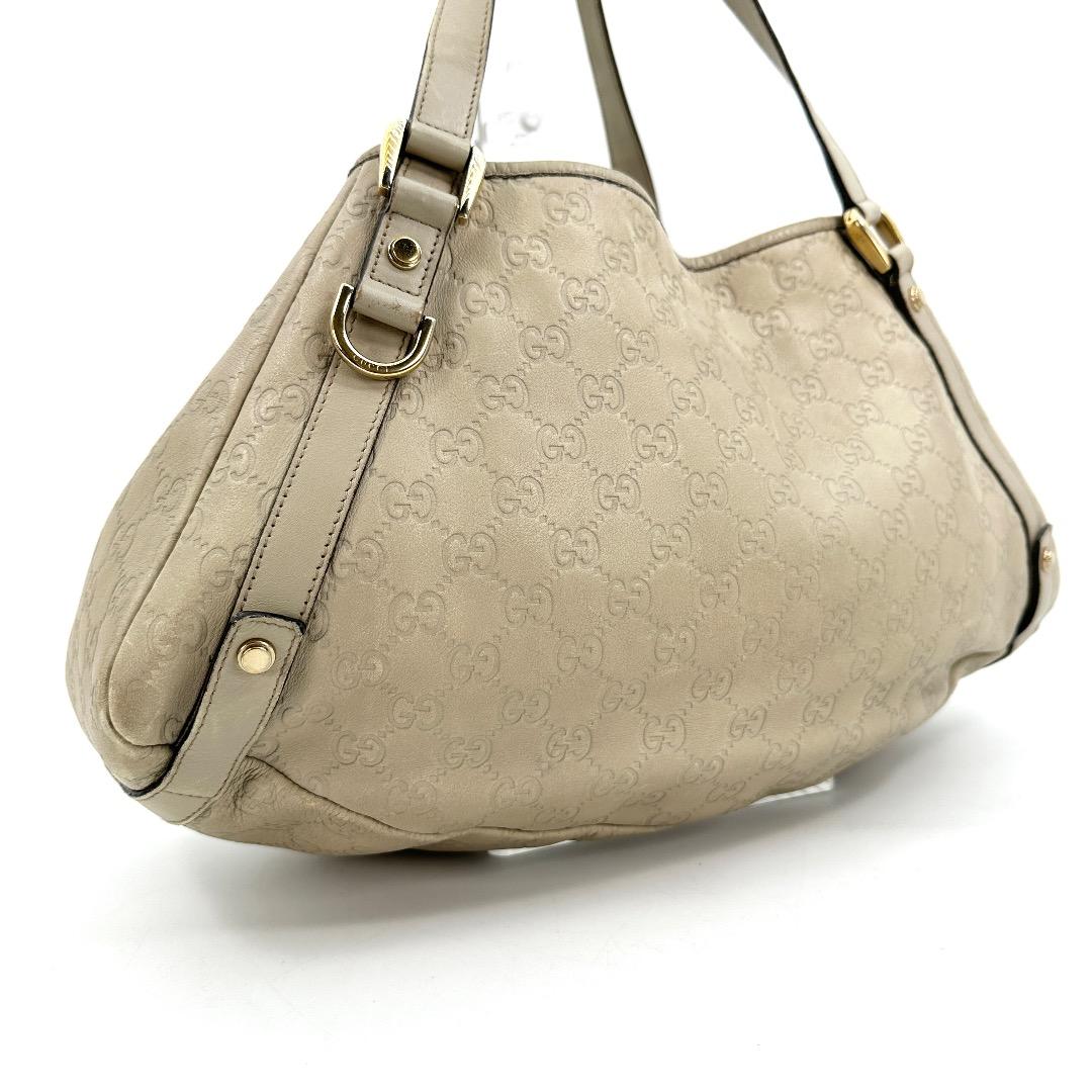 GUCCI グッチ グッチシマ Guccissima ショルダーバッグ ベージュ