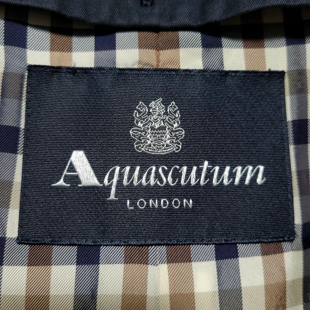 【現行品 3WAY】アクアスキュータム　トレンチコート ライナー クラブチェック