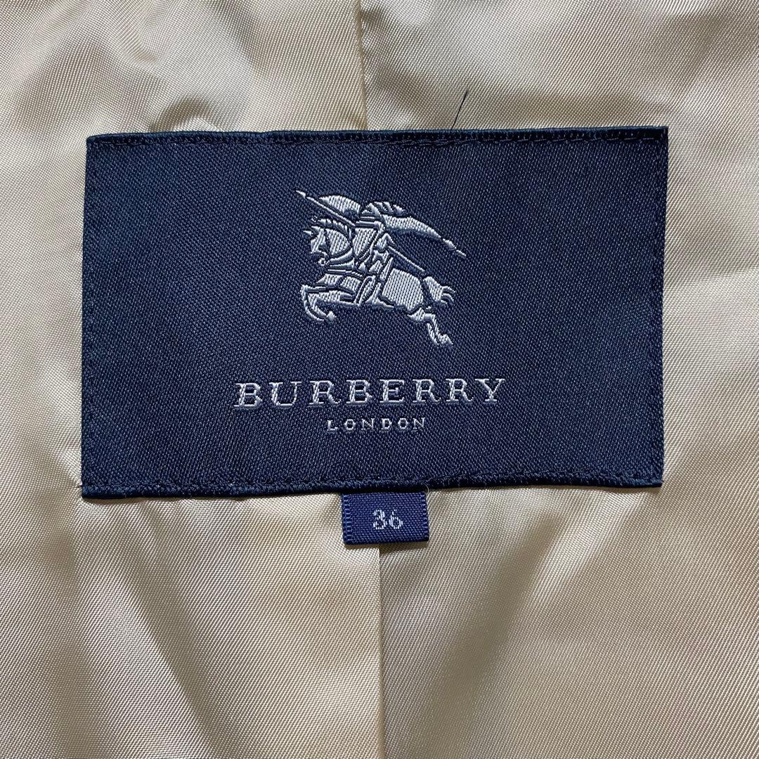 バーバリー BURBERRY LONDON カシミヤ混 ノヴァチェック裏地コート