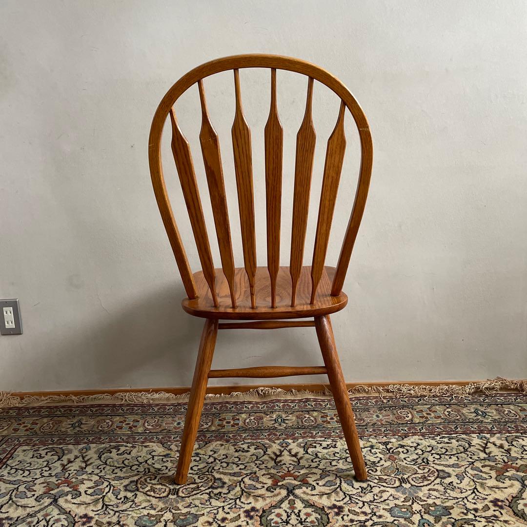 ①Shin Lee シンリー ダイニングチェア ウィンザーチェア　オーク材