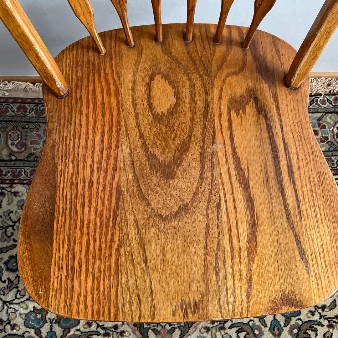 ①Shin Lee シンリー ダイニングチェア ウィンザーチェア　オーク材