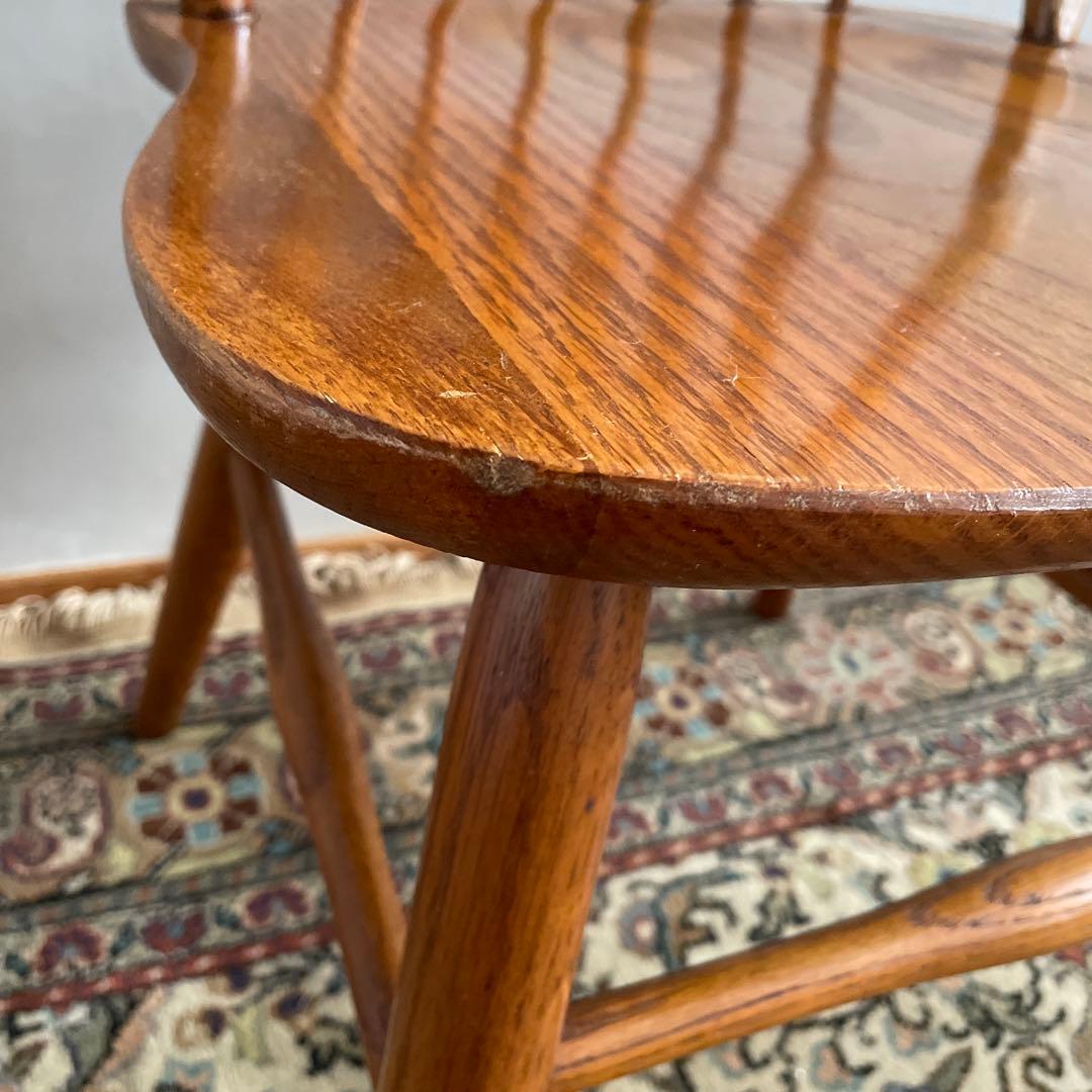 ①Shin Lee シンリー ダイニングチェア ウィンザーチェア　オーク材