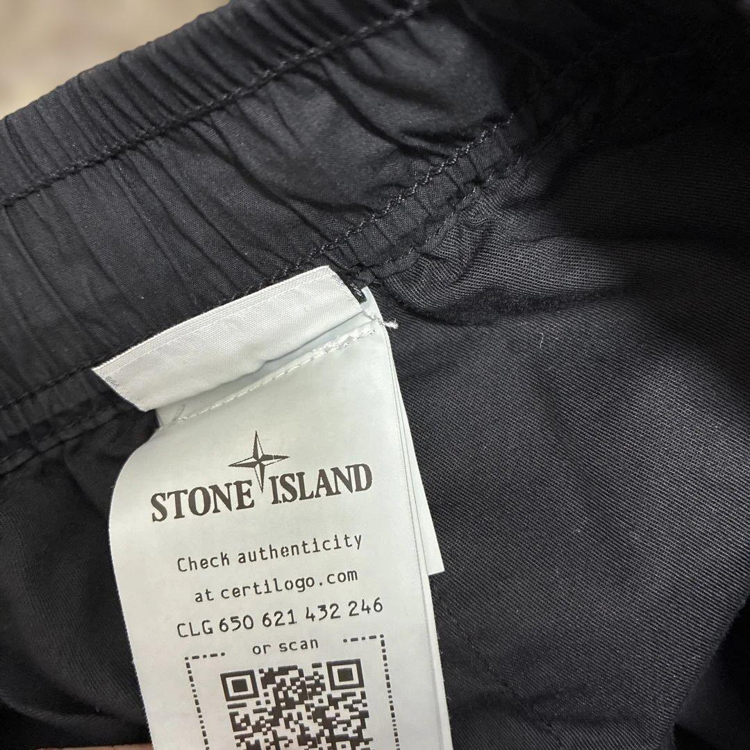 未使用品　STONE  ブラック カーゴパンツ