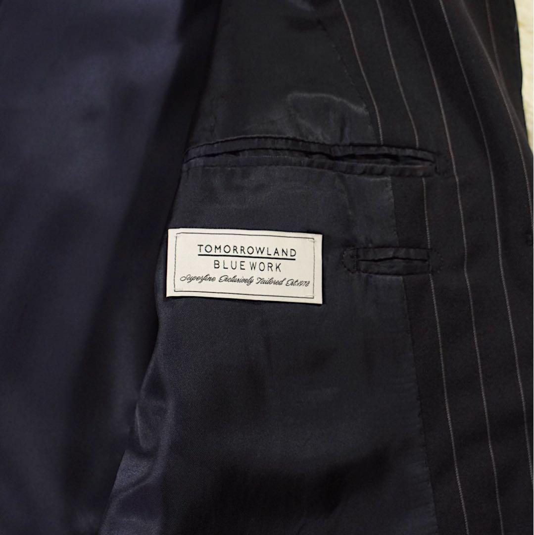 BLUE WORK《トゥモローランド×NIKKE》スーツ(44)ネイビー 段返り