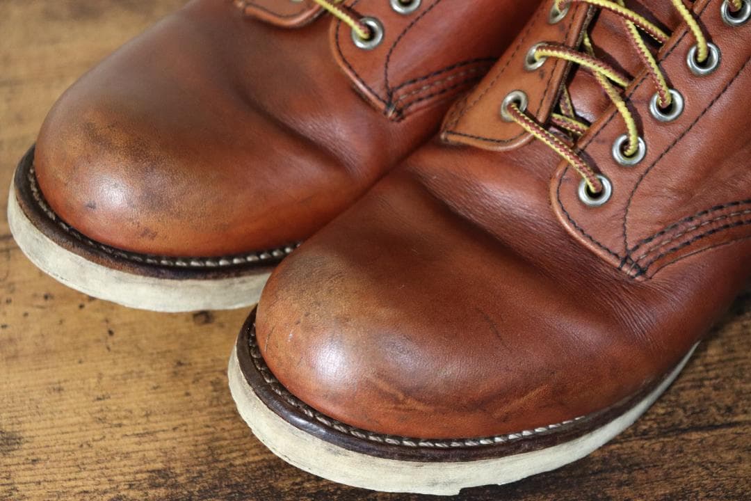 レッドウィング　8166　26.5cm　US8.5D　オロラセット　赤茶　09年